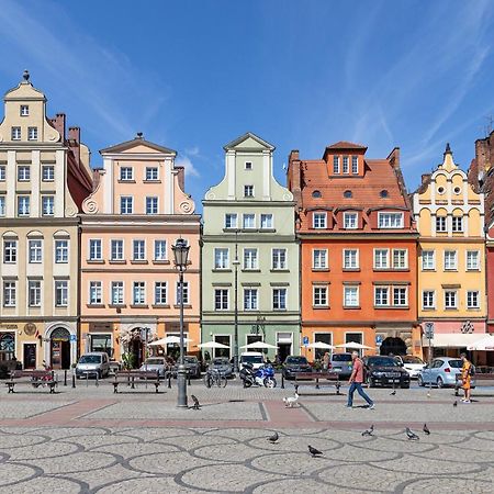 Prywatne Studio Dla 4 Osob Z Widokiem Na Rynek I Plac Solny! 弗罗茨瓦夫 外观 照片
