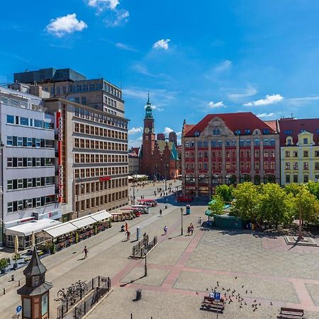 Prywatne Studio Dla 4 Osob Z Widokiem Na Rynek I Plac Solny! 弗罗茨瓦夫 外观 照片